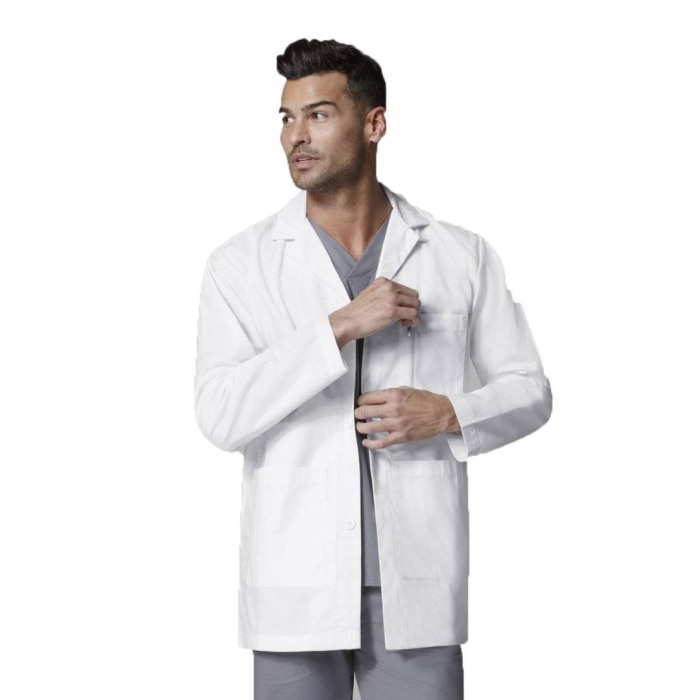 Halat medical barbati WonderLAB alb [2]