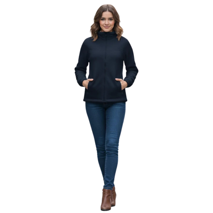 Jacheta polar cu fermoar pentru dama Bleumarin [1]