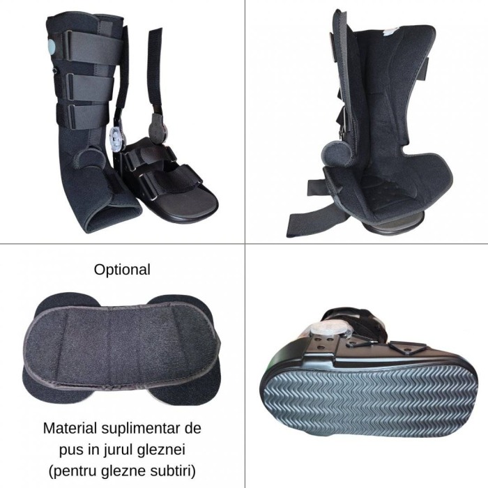 Orteza glezna walker fixa/mobila cu perna de aer - 43 cm lungime [7]