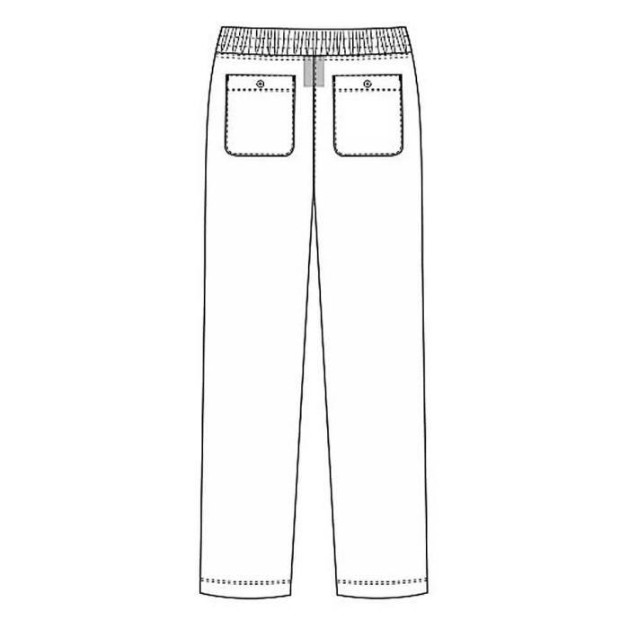 Pantaloni medicali unisex Lotus Flex stretch - Albastru Deschis [4]