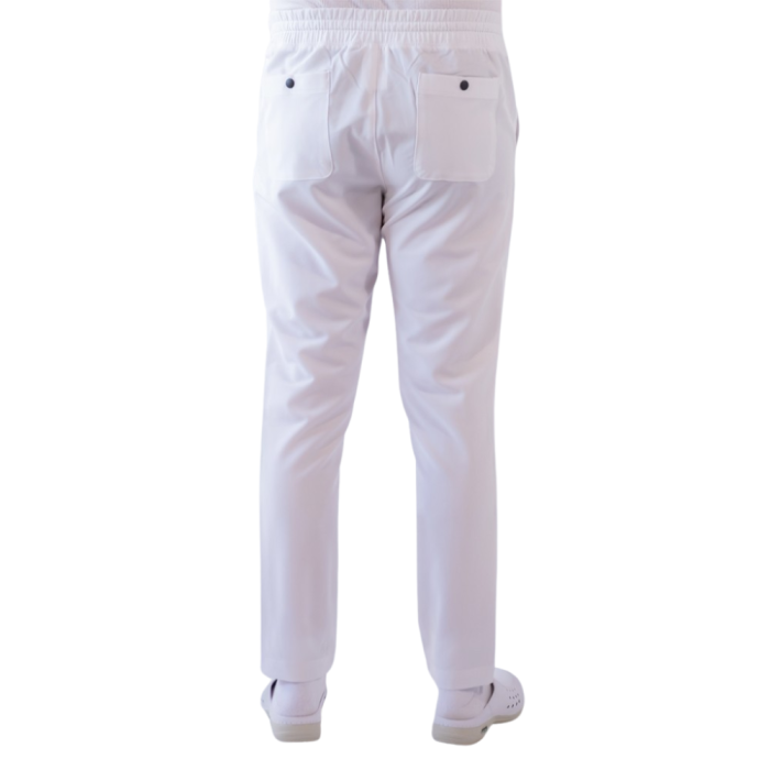 Pantaloni medicali unisex Lotus Flex stretch - Alb [5]