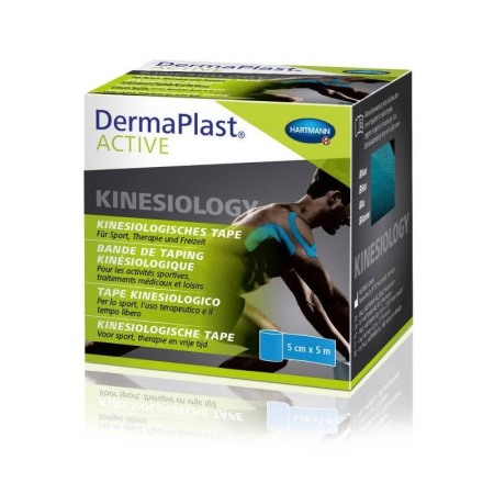 Banda kinesiologica pentru taping DermaPlast Active