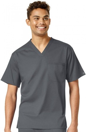 Bluza medicala barbati WonderWink PRO gri petrol