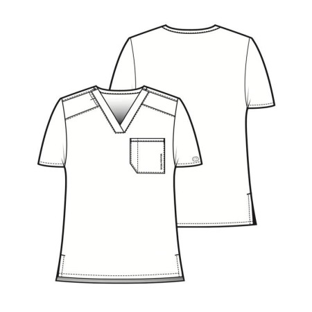 Bluza medicala barbati WonderWink PRO gri petrol [1]