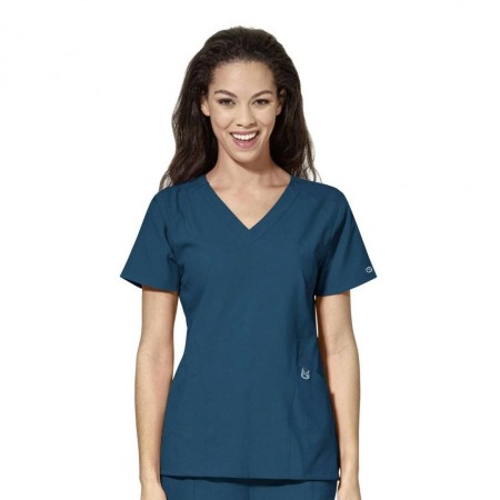 Bluza medicala dama WonderWink W123 verde inchis