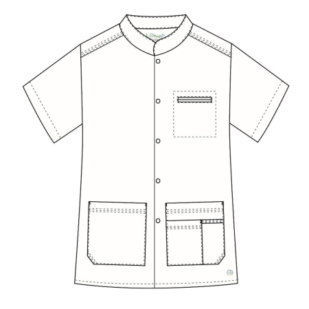 Bluza medicala unisex Lotus Flex stretch tip Tunica - Albastru Deschis [3]