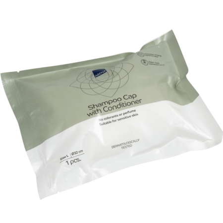 PRODUSE ABENA - Casca 2 in 1 spalarea parului fara apa cu sampon si balsam