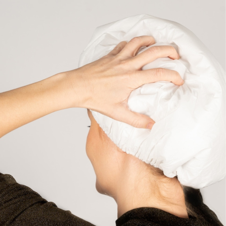 Casca 2 in 1 spalarea parului fara apa cu sampon si balsam [3]