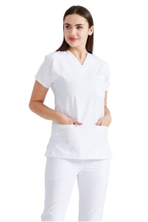 Costum medical unisex alb [2]