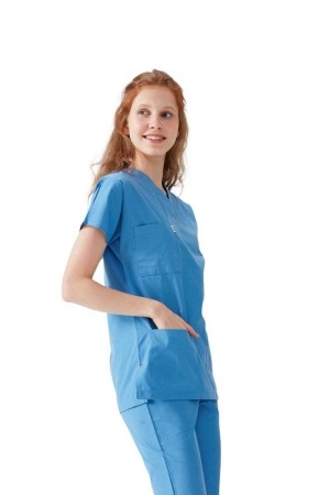 Costum medical unisex albastru [1]