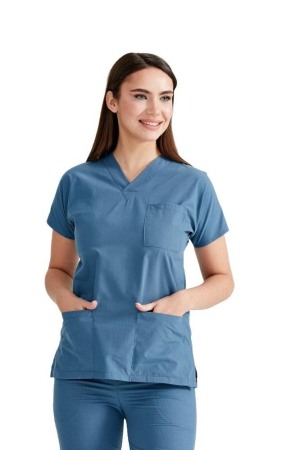 Costum medical unisex albastru petrol [2]