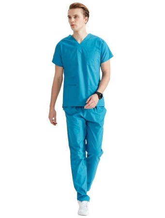 COSTUME MEDICALE - Costum medical unisex albastru turcoaz