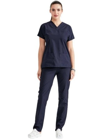 UNIFORME SI SABOTI MEDICALI - Costum medical unisex bleumarin