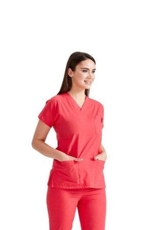 Costum medical unisex corai [1]