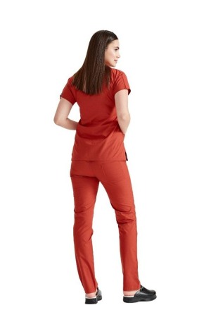 Costum medical unisex rosu [2]