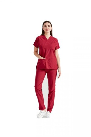 COSTUME MEDICALE - Costum medical unisex rosu