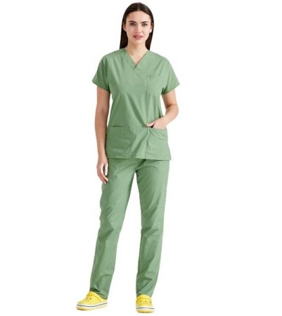 COSTUME MEDICALE - Costum medical unisex verde fistic