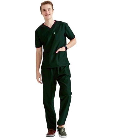 COSTUME MEDICALE - Costum medical unisex verde inchis