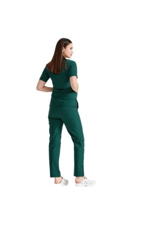 Costum medical unisex verde inchis [2]