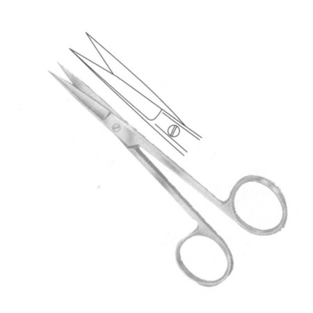 INSTRUMENTAR CHIRURGICAL - Foarfeca Iris 11,5 cm
