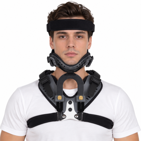 COLOANA VERTEBRALA - Guler cervical cu doua componente Saturn