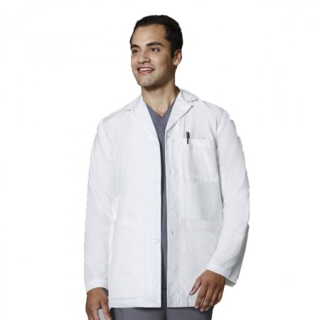 Halat medical barbati WonderLAB alb