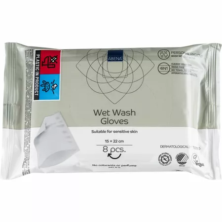 PRODUSE ABENA - Manusi Umede cu Capac 20x27 cm 8 buc. Abena