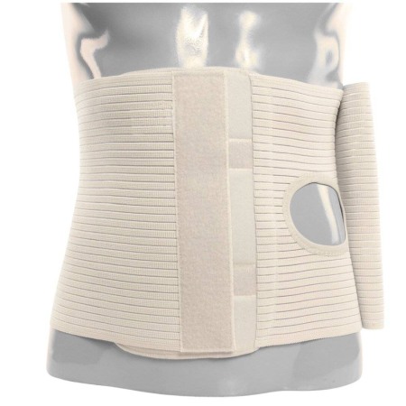 Orteza abdominala / Corset abdominal 26 cm  cu gaura pentru colostomie [0]