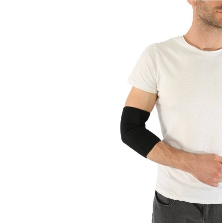 SUPORT COT - Orteza de cot / Cotiera elastica neagra - marime universala