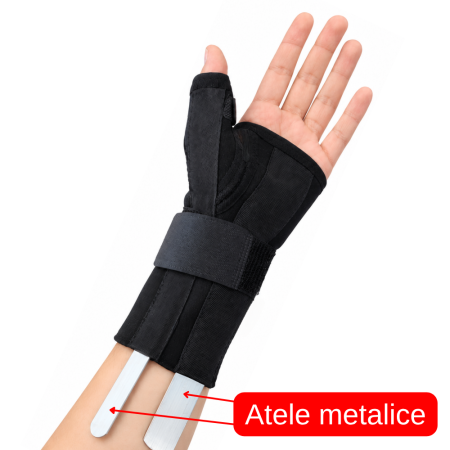 Orteza pentru police si articulatia mainii cu atele metalice [1]