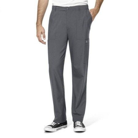 PANTALONI SI BLUZE MEDICALE - Pantaloni barbati WonderWink W123 gri petrol