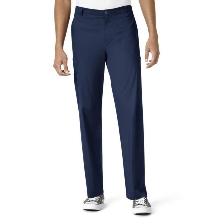 Pantaloni medicali barbati WonderWink Pro bleumarin