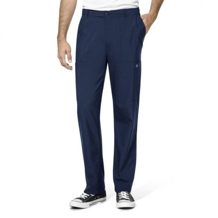 Pantaloni medicali barbati WonderWink W123 bleumarin