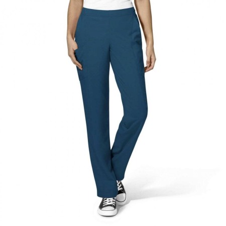 PANTALONI SI BLUZE MEDICALE - Pantaloni  medicali dama WonderWink W123 verde inchis