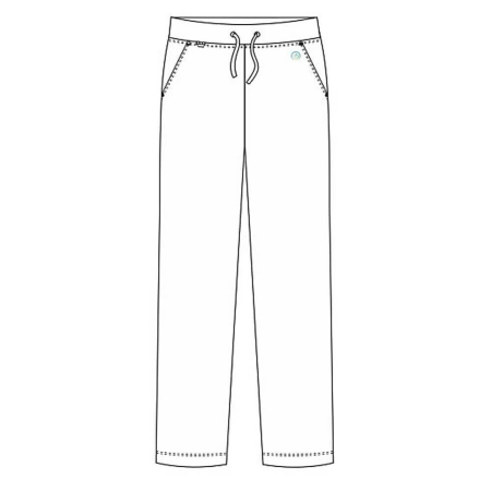 Pantaloni medicali unisex Lotus Flex stretch - Albastru Deschis [2]