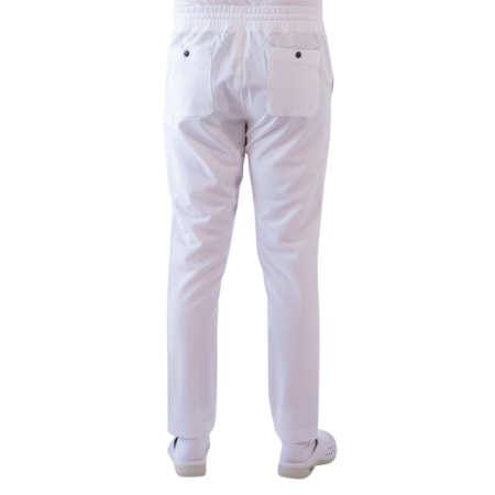 Pantaloni medicali unisex Lotus Flex stretch - Alb [4]