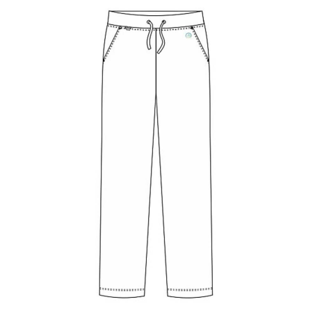 Pantaloni medicali unisex Lotus Flex stretch - Aqua [2]