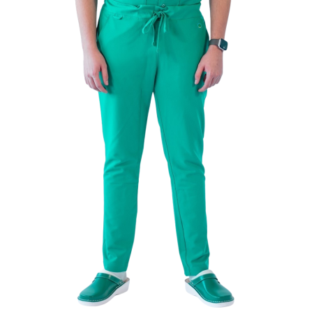 PANTALONI SI BLUZE MEDICALE - Pantaloni medicali unisex Lotus Flex stretch - Aqua