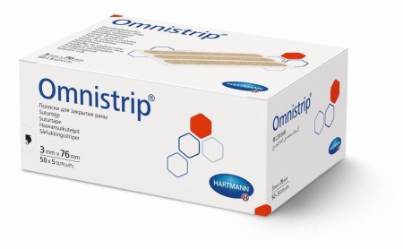 Plasture steril inlocuitor al suturilor chirurgicale 3mm x 76mm Omnistrip [2]
