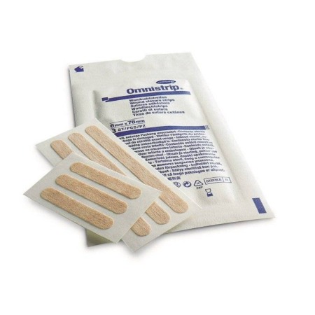 Plasture steril inlocuitor al suturilor chirurgicale 6mm x 76mm Omnistrip [2]