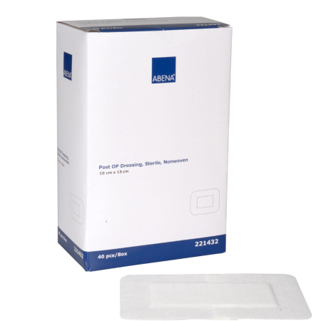 PRODUSE ABENA - Plasturi sterili din material netesut Post OP 10x15 cm 40 buc.