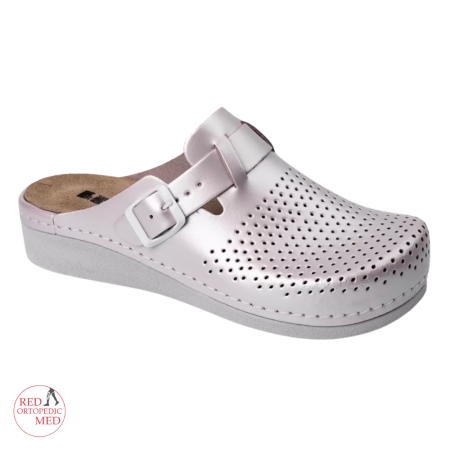 Saboti medicali dama cu brant detasabil Leon 5001 - Perla [1]