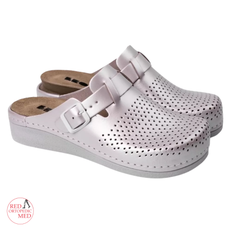 SABOTI MEDICALI - Saboti medicali dama cu brant detasabil Leon 5001 - Perla