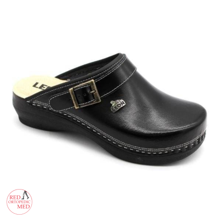 SABOTI MEDICALI - Saboti medicali Leon 101 negru neperforat - dama