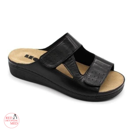 SABOTI MEDICALI - Saboti medicali Leon 5010 negru - dama - cu taloneta detasabila