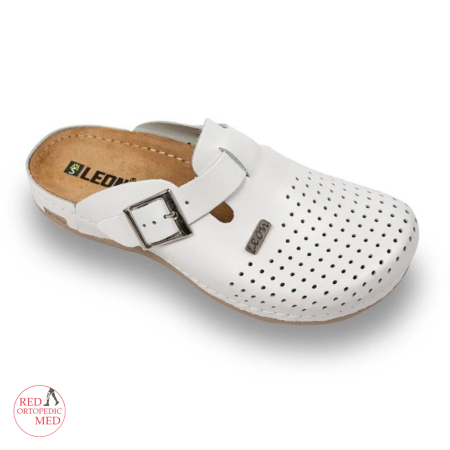 SABOTI MEDICALI - Saboti medicali Leon 700 alb - barbati