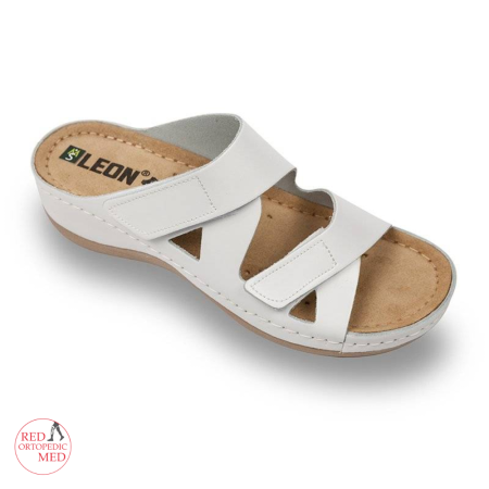 SABOTI MEDICALI - Saboti medicali Leon 906 alb - dama