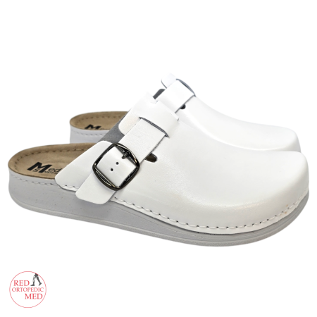 SABOTI MEDICALI - Saboti medicali Medi+ barbati alb neperforat