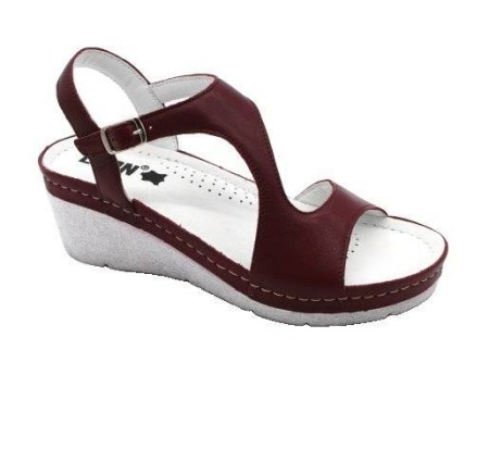 Sandale Leon 1050 bordo - dama