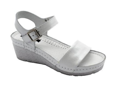 Sandale Leon 1070 alb - dama